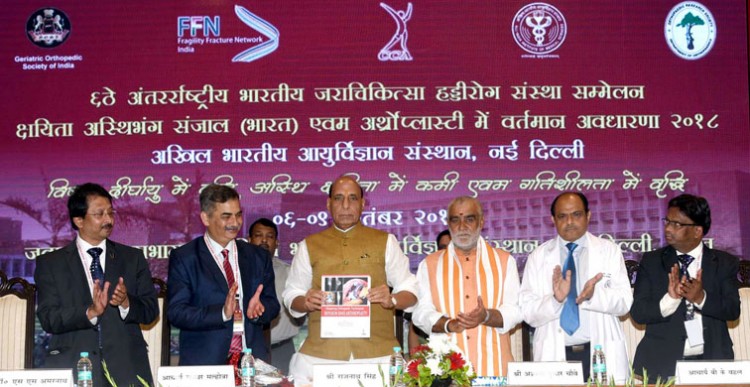 rajnath singh, international geriatric orthopedic society of india conference
