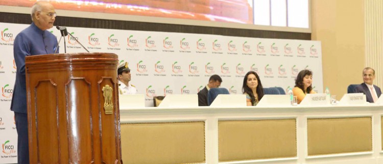 president ramnath kovid addressing the annual session of ficci ladies organisation