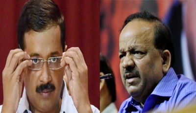 dr harshavardhan flares with kejriwal's post