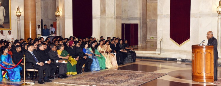 ias of 2017 batch met president ramnath kovind
