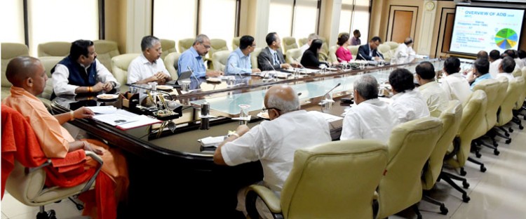 cm yogi adityanath meeting with adb representatives