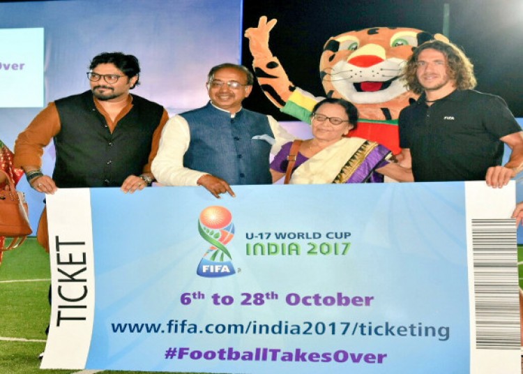 fifa u-17 world cup, first ticket given