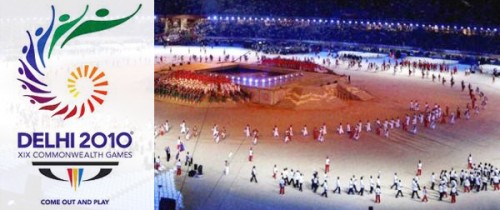 inauguration of commonwealth game 2010-राष्ट्रमंडल खेलों का उद्घाटन