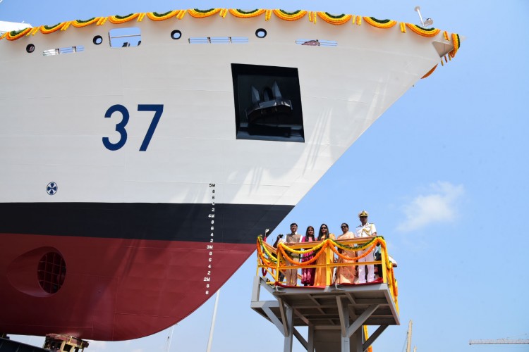 ceremony of the 6th coast guard opv vajra