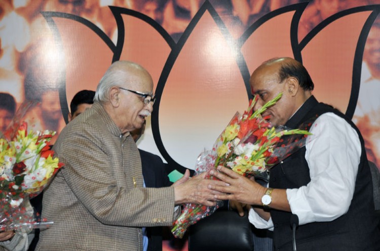 lk advani and rajnath singh