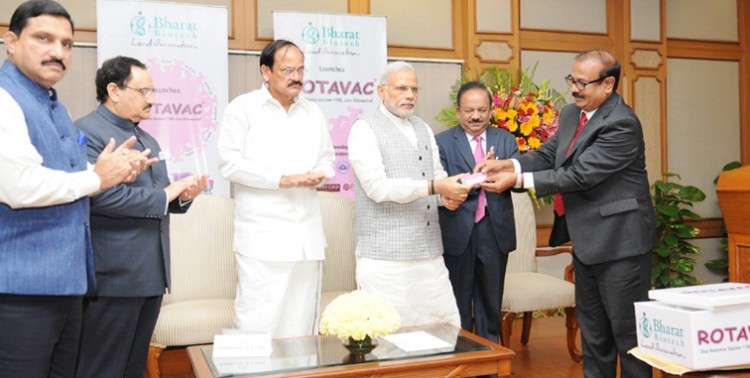 prime minister narendra modi launches criticism rotavak