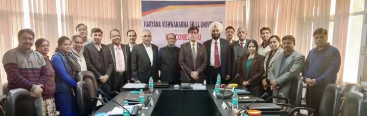 organizational meeting of skill universities in gurugram