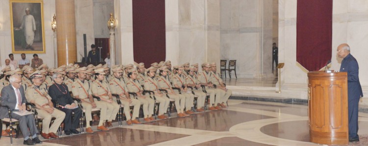 trainee ips officer met president
