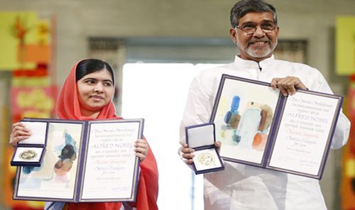 malala yusufzai and kailash satyarthi