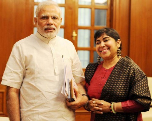 pm narendra modi and dr soma ghosh