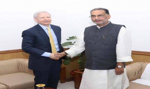 ambassador of america and agriculture minister radha mohan singh