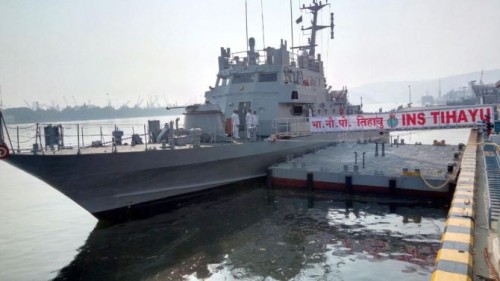 tihayu warships, the navy delivered