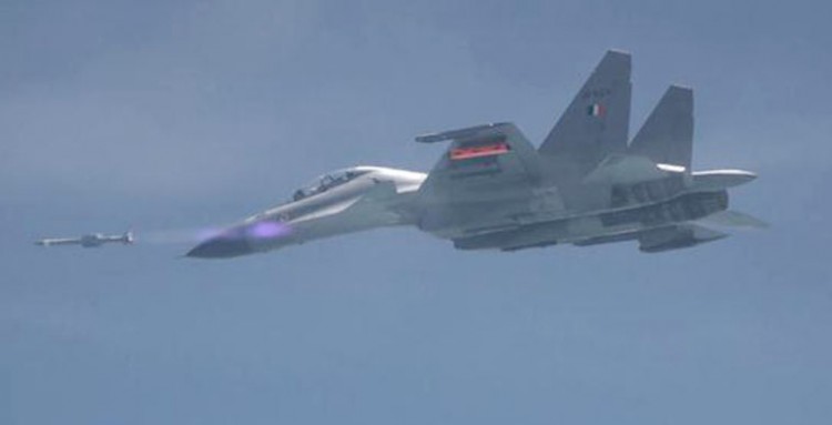 successful test of missile 'astra'