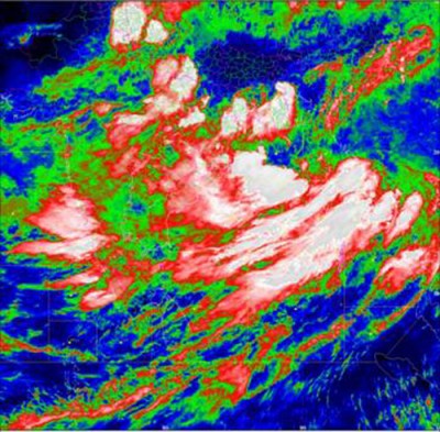 hurricane in north-west of bay of bengal