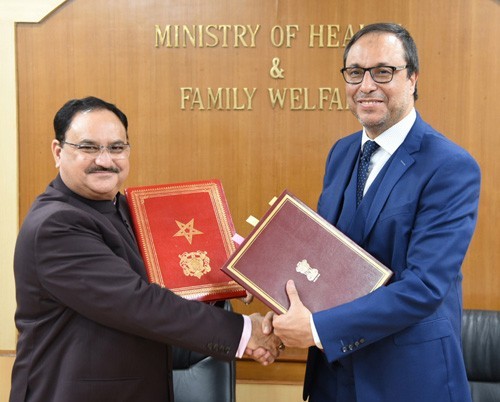 jp nadda and dr. abdul qadir amara