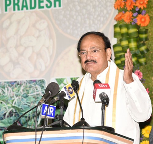 venkaiah naidu addressing, in guntur