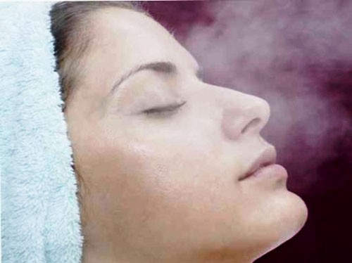 face in rain, care