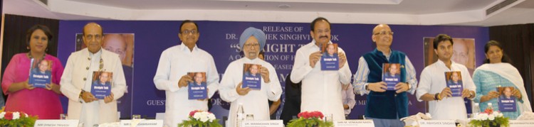 naidu, abhishek manu singhvi's book, straight talk, released