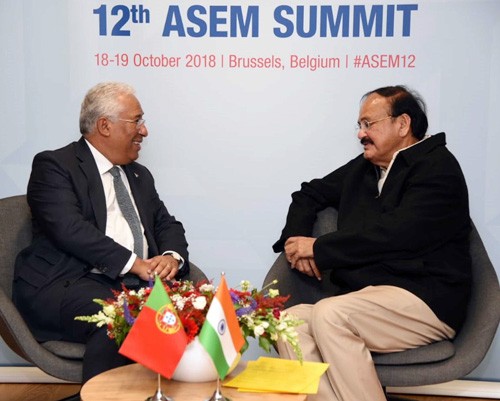 prime minister of portugal and venkaiah naidu