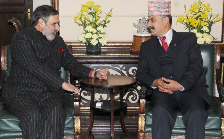anand sharma and  shankar prasad koirala