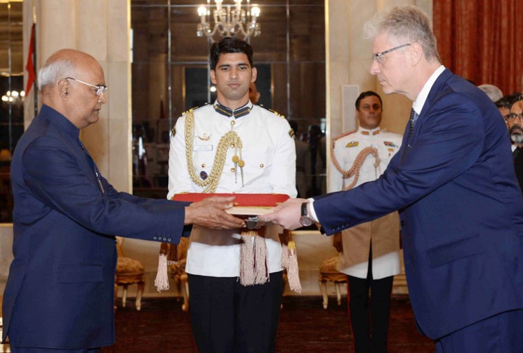 introduces new ambassadors to president ramnath kovind