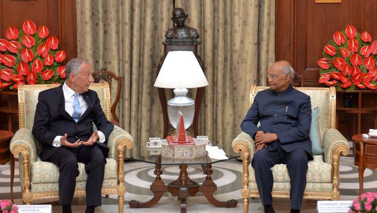 president of portugal and president ram nath kovind