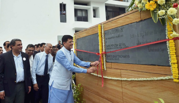 piyush goyal inaugurating the premasharay