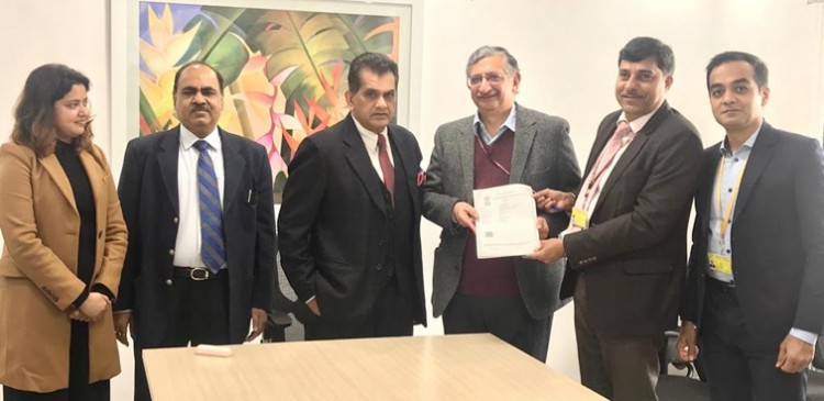 niti aayog enters into an with ut of ladakh to develop a strategic plan