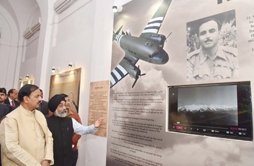 'india: 70: the j & k saga' exhibition