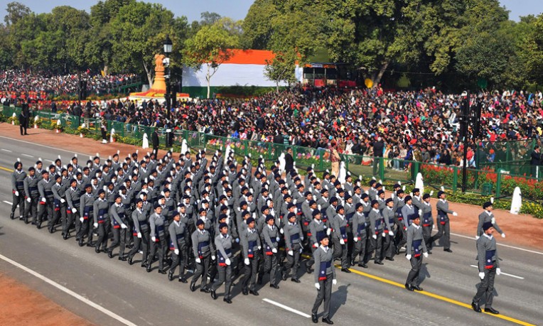 राष्ट्रीय सेवा योजना की मार्चिंग