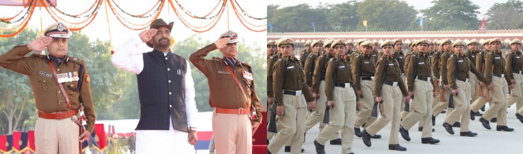 पासिंग आउट परेड की सलामी