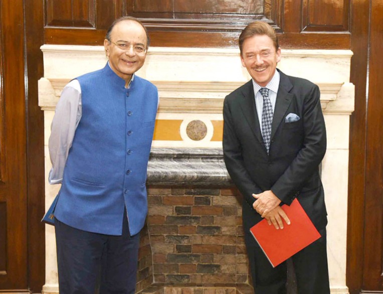 जेटली से मिले स्विट्जरलैंड के राजदूत