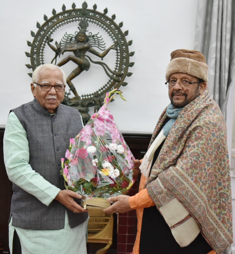 राज्यपाल से मिले सुरेश खन्ना