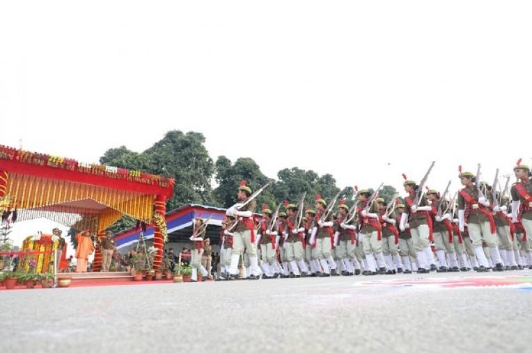महिला रिक्रूट आरक्षियों की दीक्षांत परेड