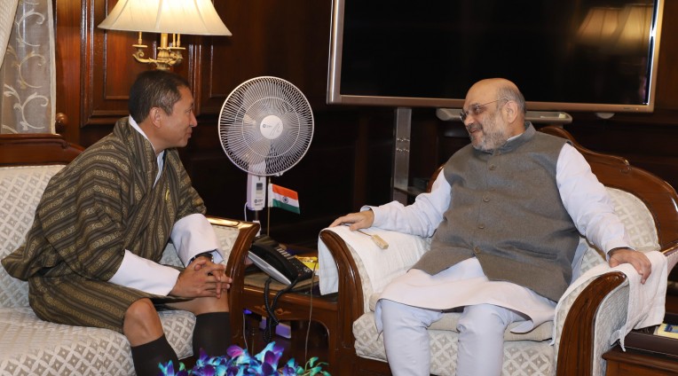 भूटान के विदेश मंत्री गृहमंत्री से मिले