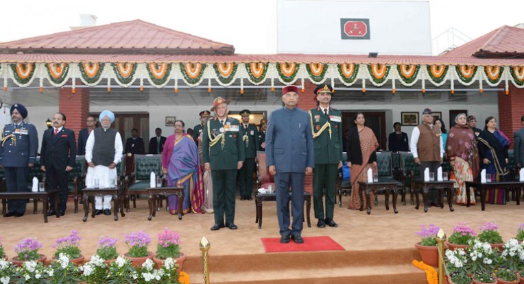 सेना दिवस पर स्वागत समारोह