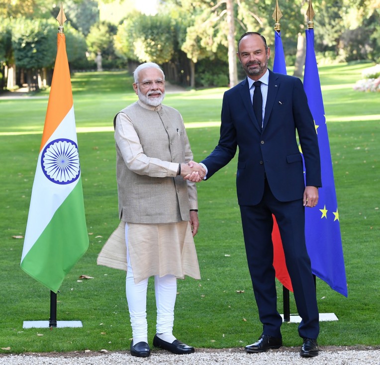 प्रधानमंत्री मोदी और एडौर्ड फिलिप