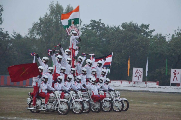 अफसर अकादमी गया में सैन्य कौशल