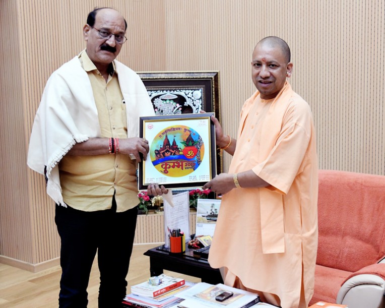 उत्तराखंड के कृषिमंत्री योगी से मिले