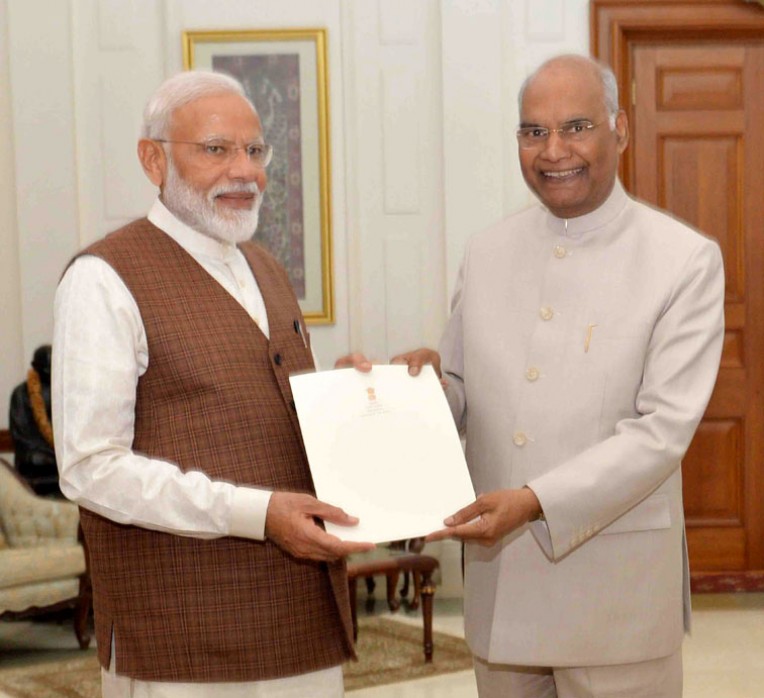 प्रधानमंत्री पद पर नरेंद्र मोदी