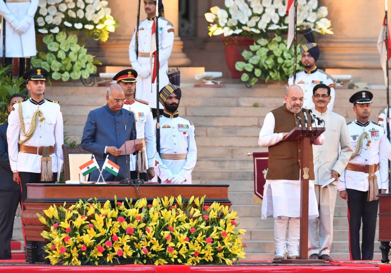शाह ने ली कैबिनेट मंत्री की शपथ