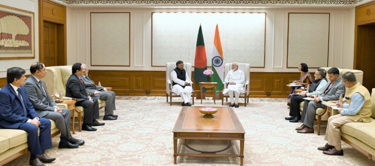 मोदी से मिला बांग्लादेशी प्रतिनिधिमंडल