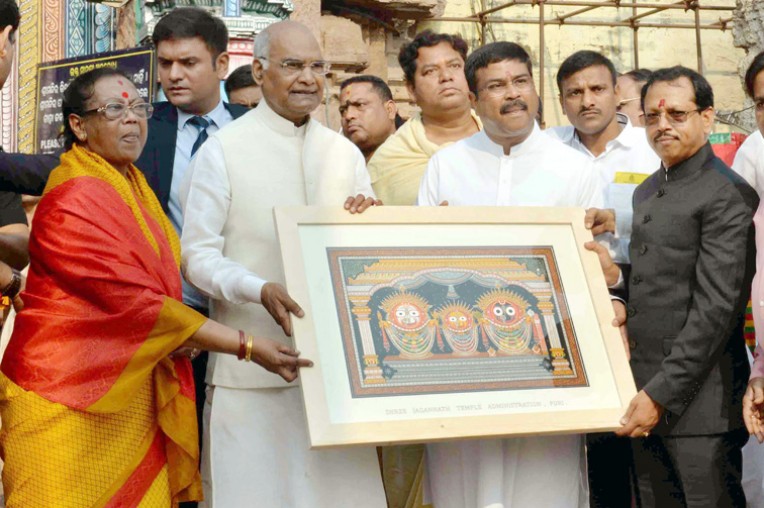 श्रीजगन्नाथ मंदिर में कोविद