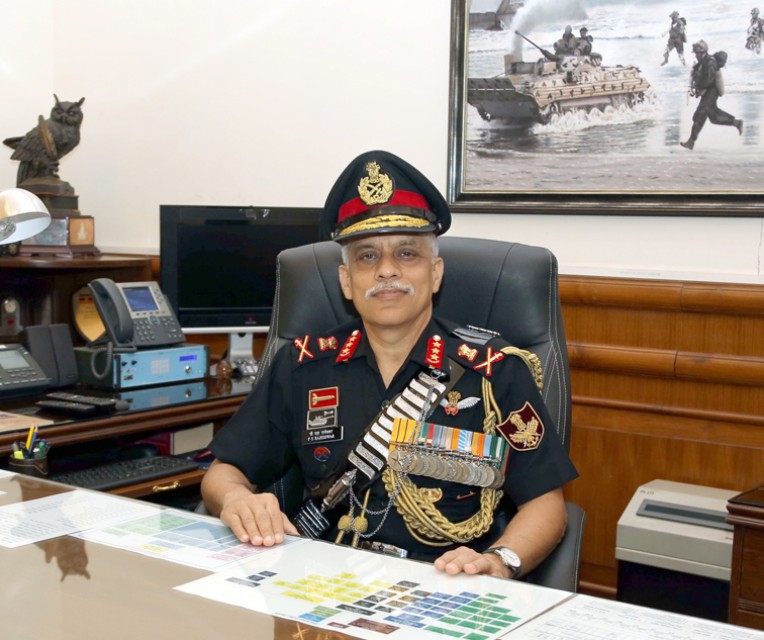 जनरल पीएस राजेश्वर ने पदभार संभाला