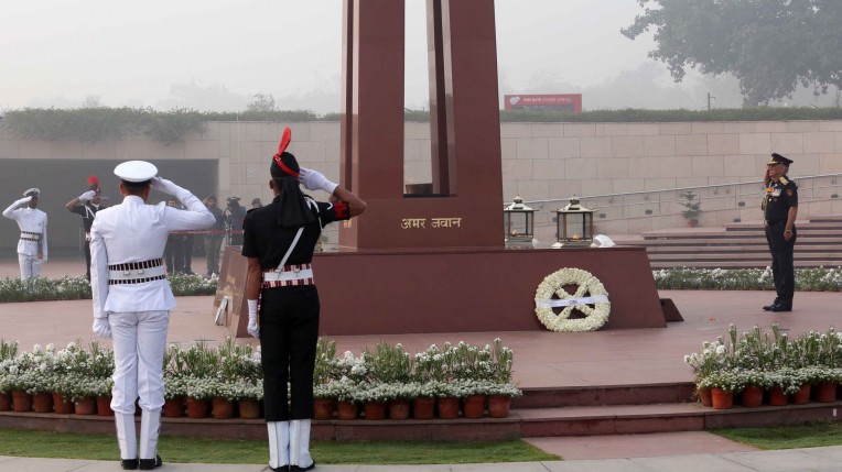 राष्ट्रीय युद्ध स्मारक की पहली वर्षगांठ