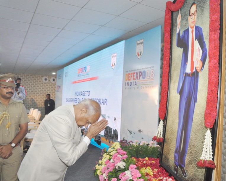 राज्यपाल की बाबासाहेब को श्रद्धांजलि