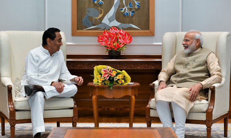 मध्य प्रदेश के सीएम की मोदी से भेंट
