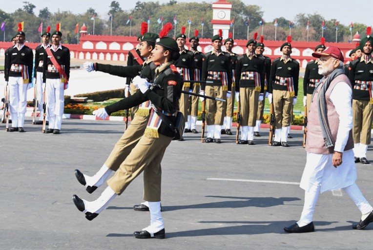 एनसीसी रैली में प्रधानमंत्री