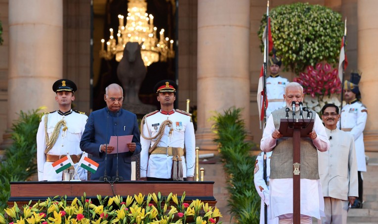मोदी ने ली प्रधानमंत्री पद की शपथ